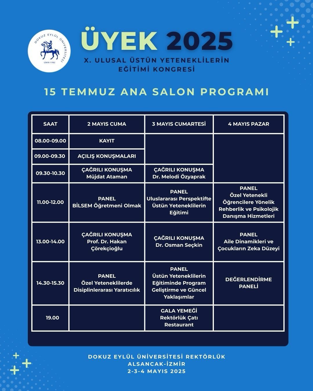 3 Günlük Program Ayrıntıları